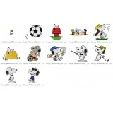 12 Snoopy Embroidery Designs Collection 04